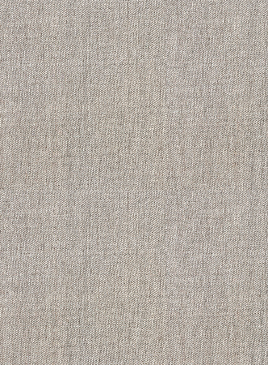 Napolean Stretch Pale Brown Wool Jacket - Image 3