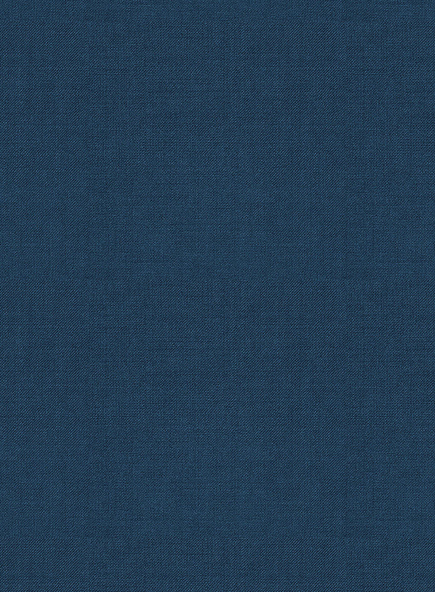 Napolean Stretch Powder Blue Wool Jacket - Image 3