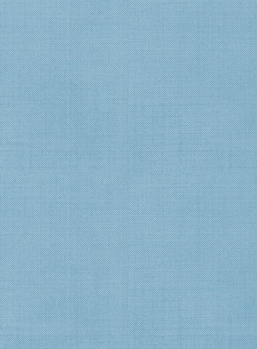 Napolean Taj Blue Double Gurkha Wool Trousers - Image 5