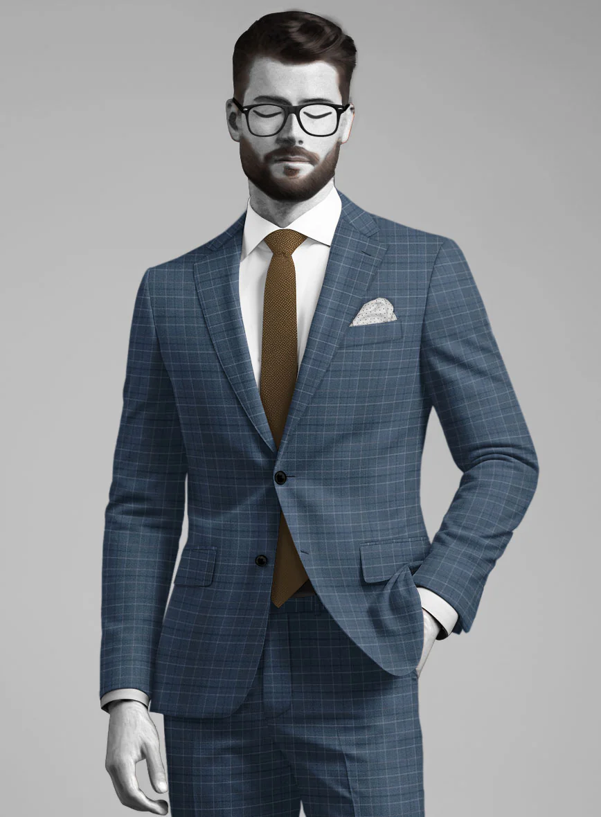 Napolean Tonia Blue Wool Jacket - Image 2