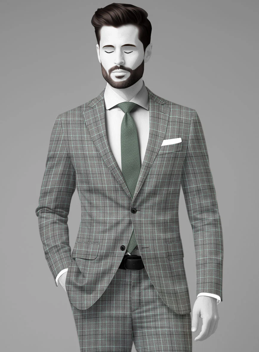 Napolean Tonia Gray Wool Jacket - Image 2