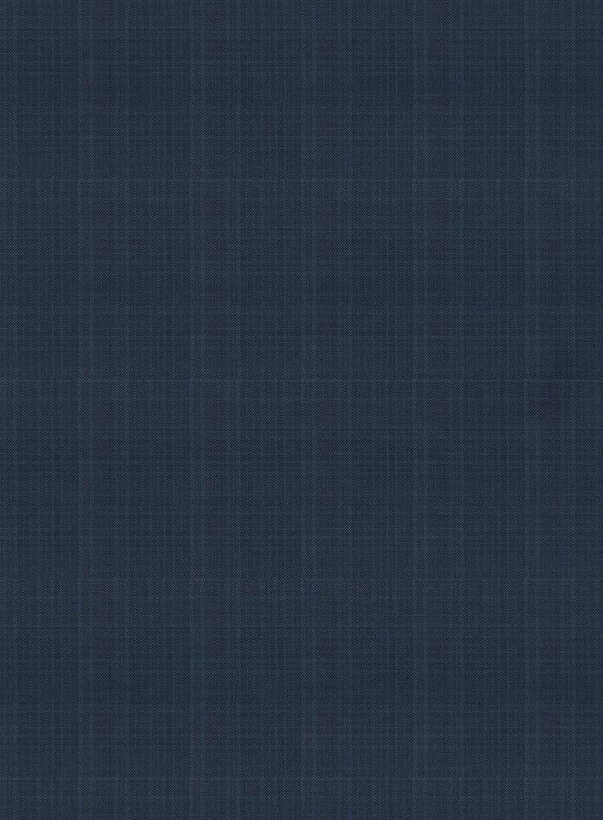 Napolean Vintage Blue Check Pants - Image 3
