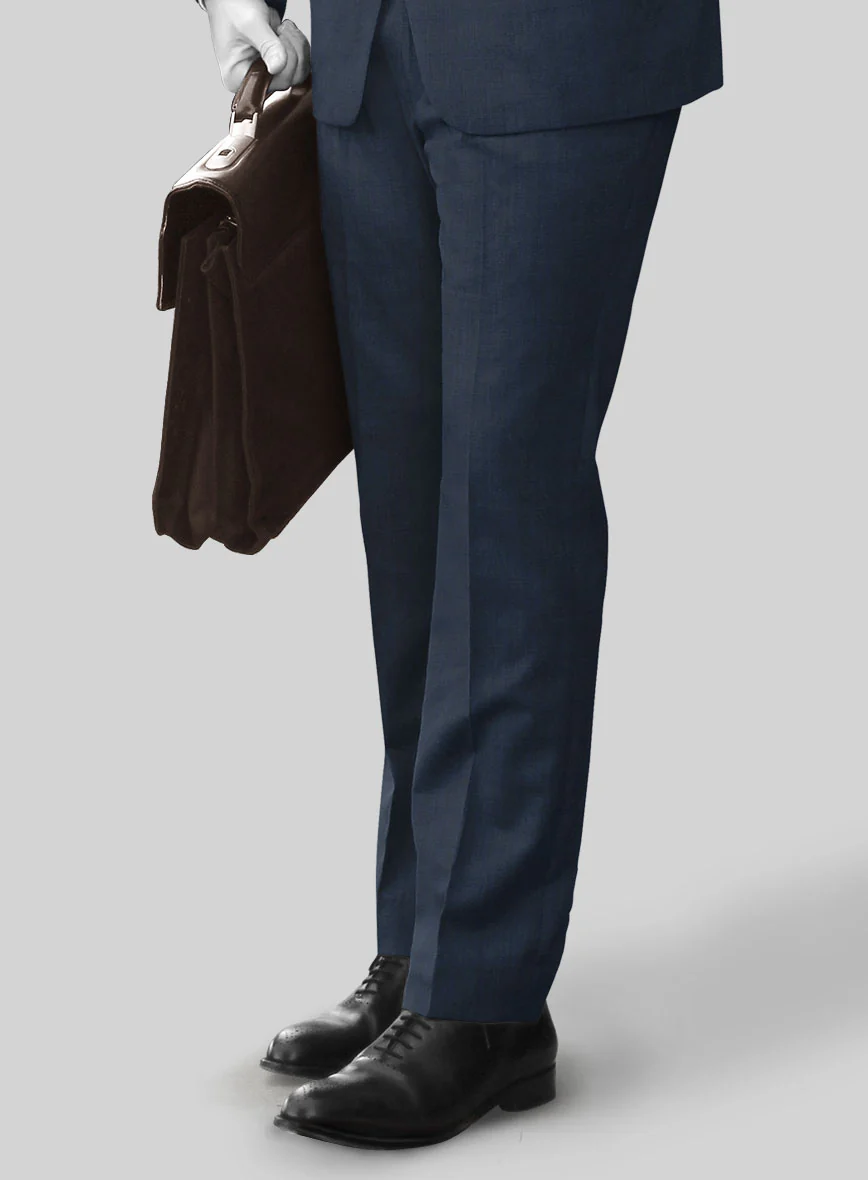 Napolean Vintage Blue Check Suit - Image 5