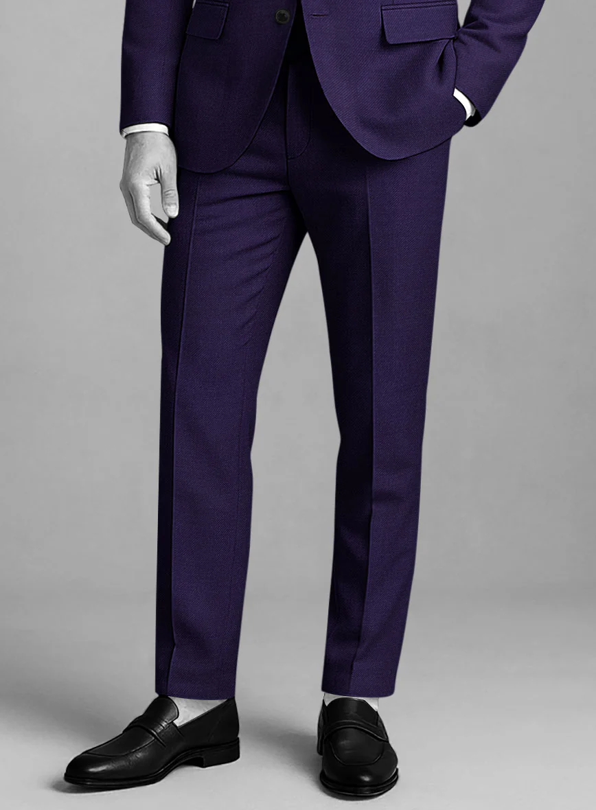 Napolean Violet Wool Suit - Image 6