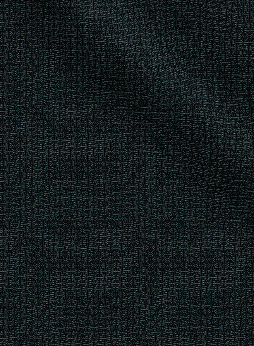 Napolean Vionnet Interweave Green Wool Jacket - Image 3
