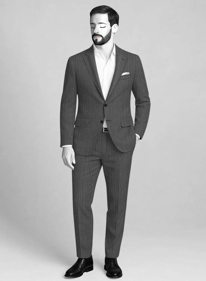 Napolean Vistano Stripe Wool Suit