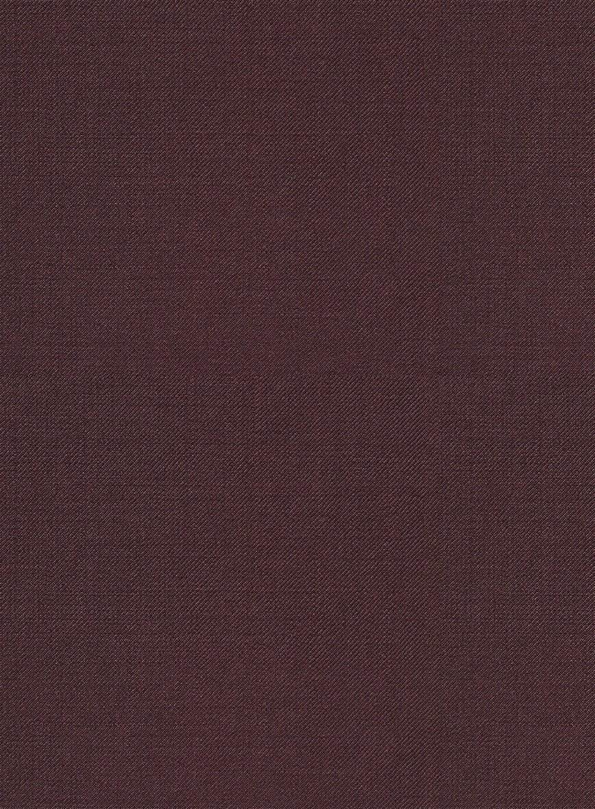 Napolean Wine Double Gurkha Wool Trousers - Image 5