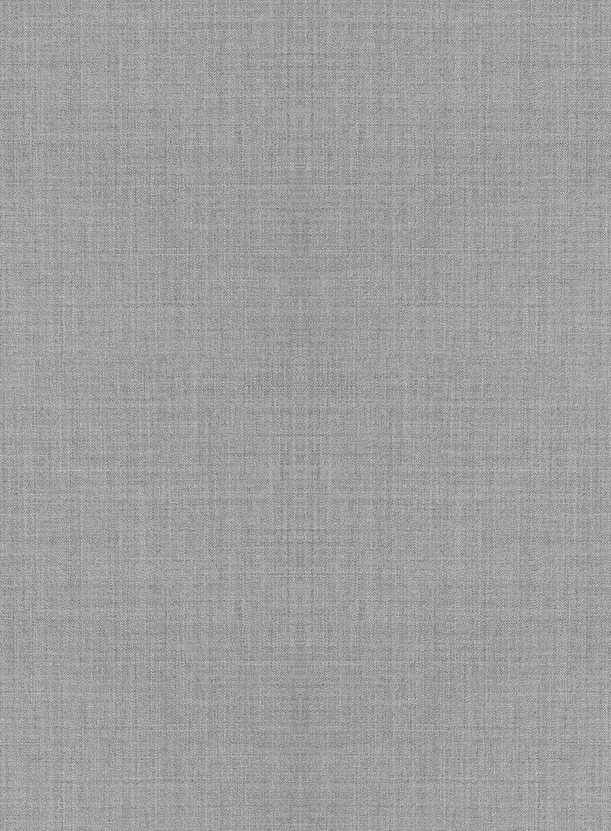 Napolean Worsted Light Gray Wool Suit - Image 8