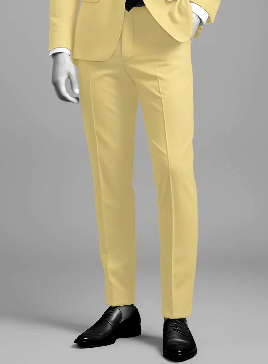 Napolean Yellow Wool Suit - Image 7