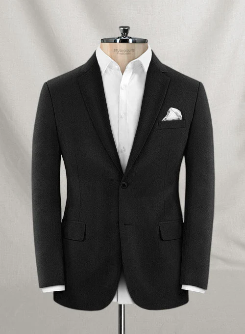 Napolean York Black Wool Jacket - Image 3