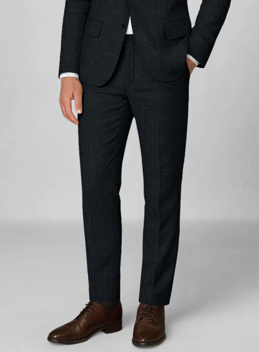 Navy Seersucker Suit - Image 5