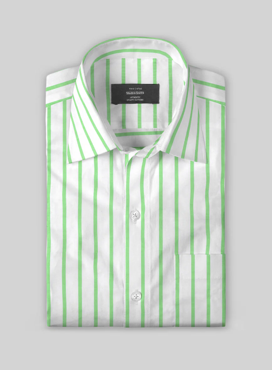 Neon Leafline Cotton Shirt
