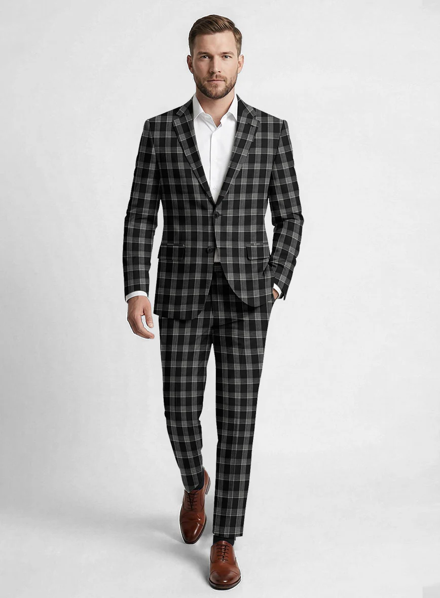 Noble Amalia Black Wool Suit