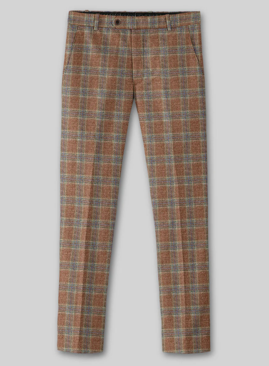 Noble Camila Check Wool Silk Linen Suit - Image 5