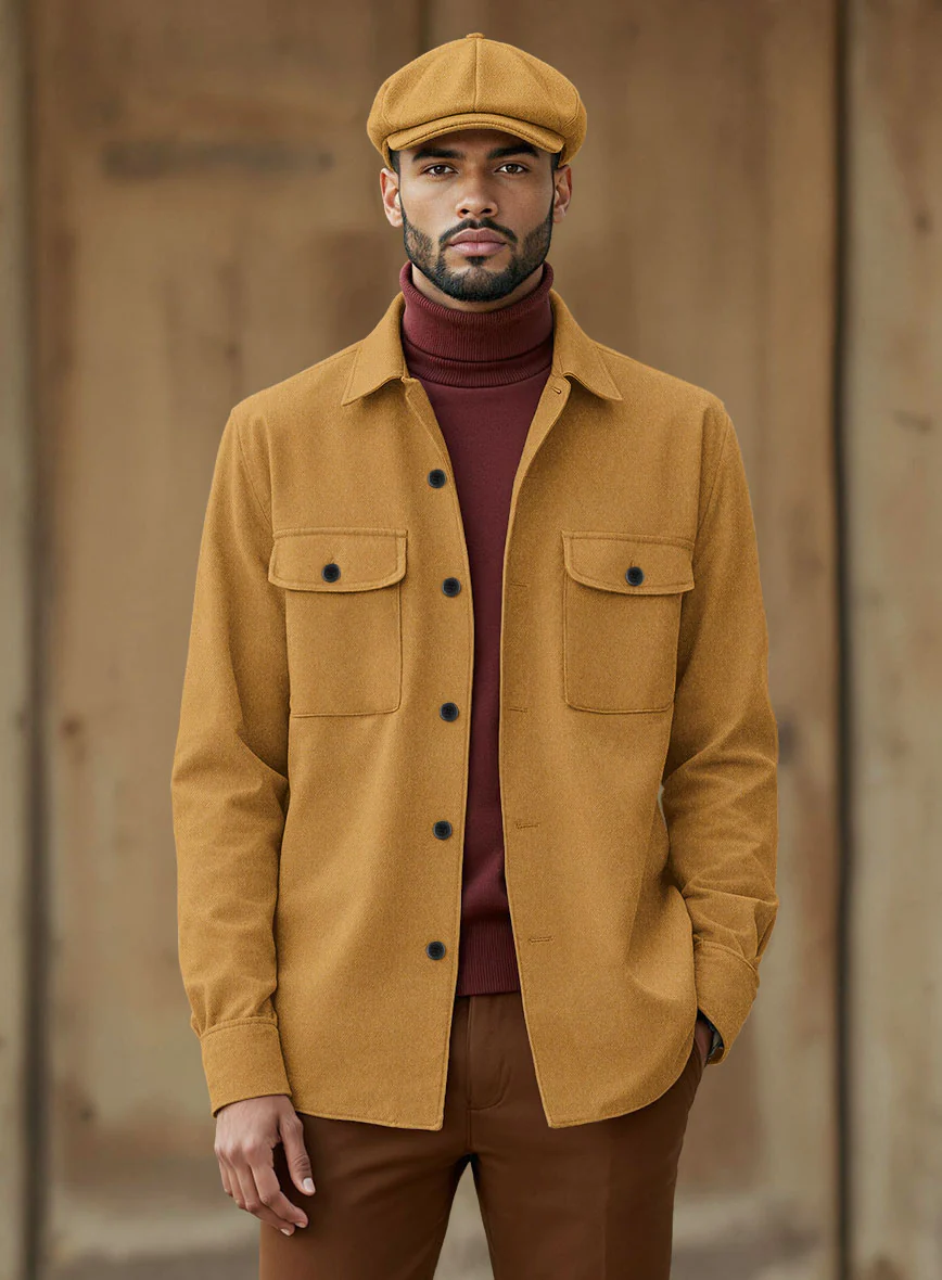 Nomad Naples Yellow Tweed Shirt