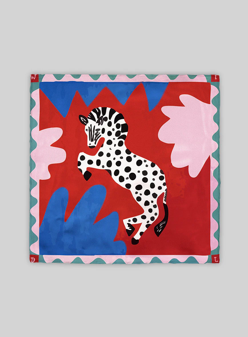 Novara Silk Pocket Square - Image 3