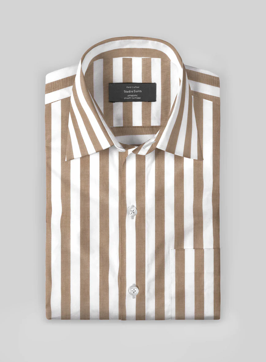 Oatstripe Organic Cotton Shirt