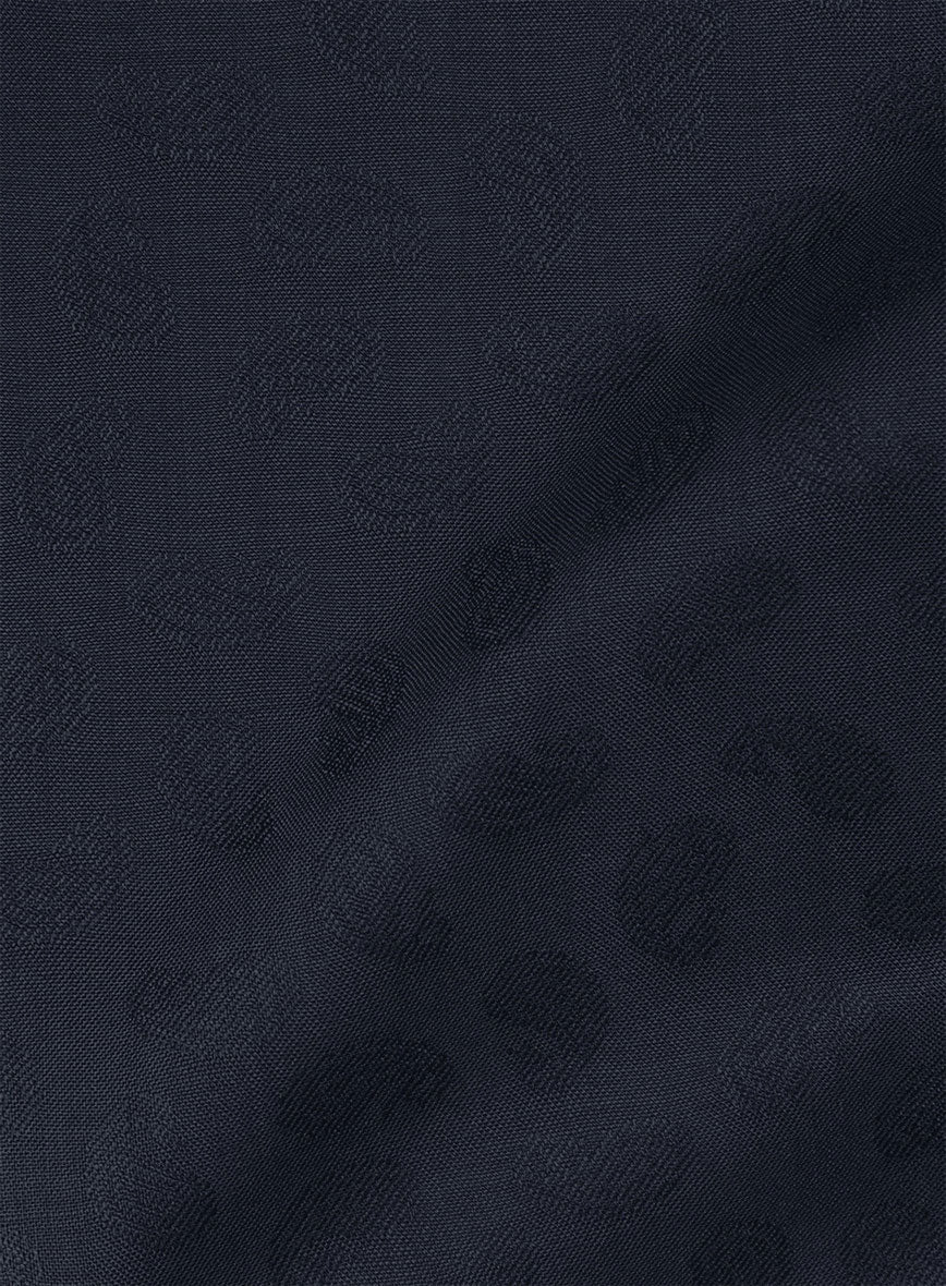 Paisley Blue Wool Shirt - Image 2