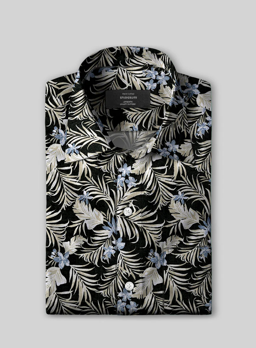 Palm Veil Cotton Shirt