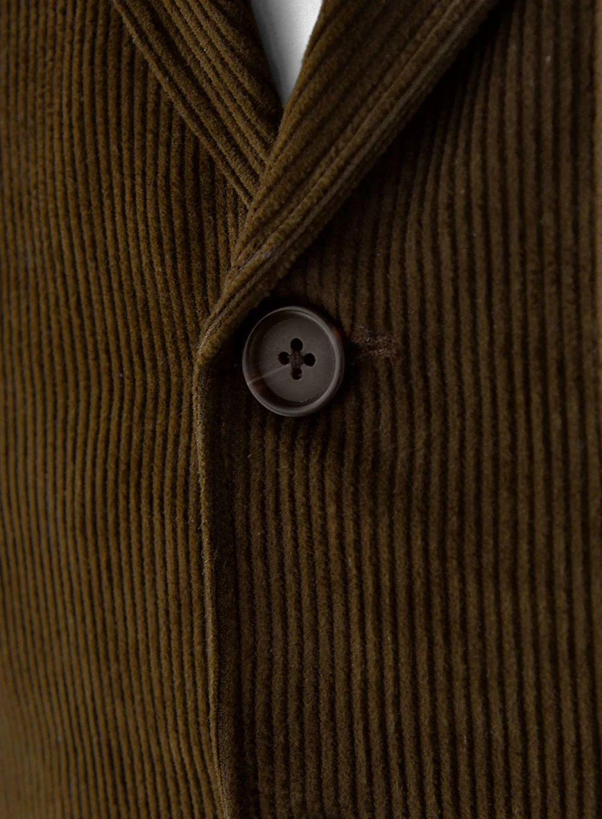 Patch Pockets Corduroy Jacket - Image 2