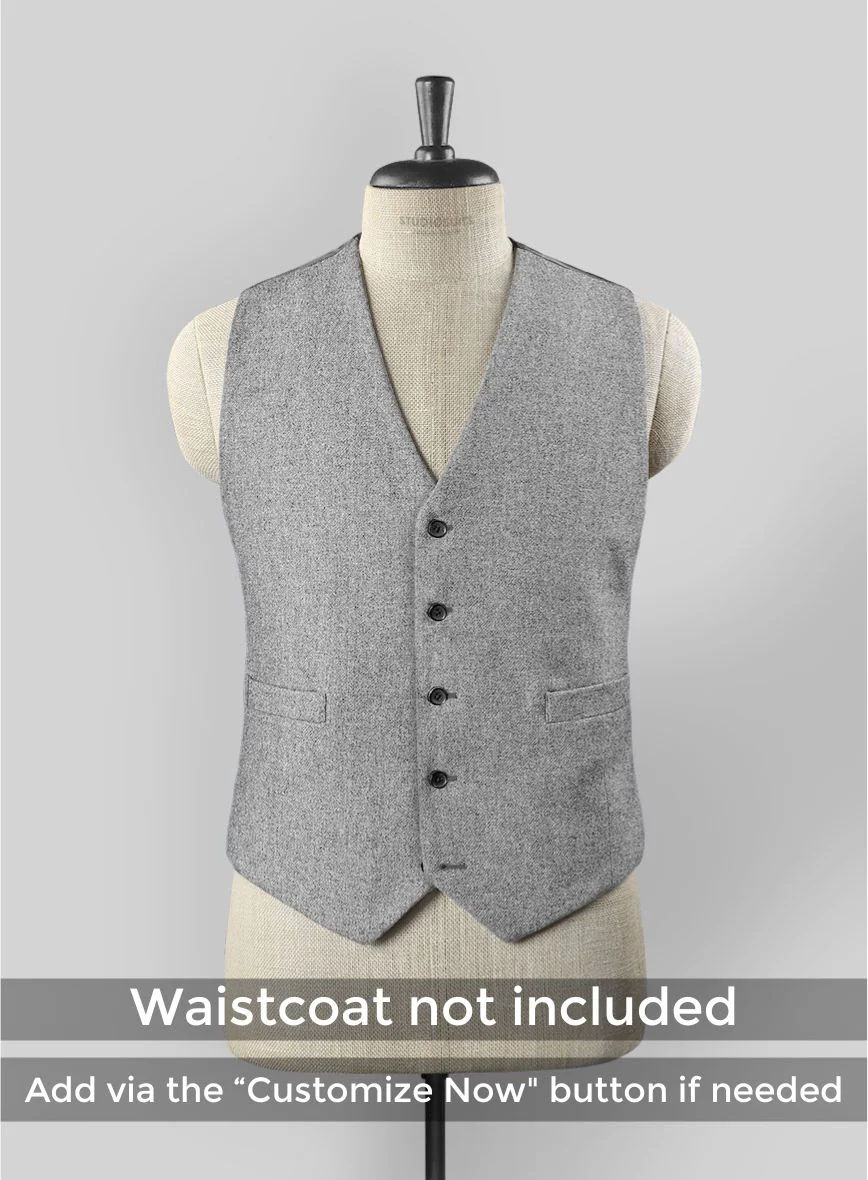 Peaky Blinders Suit - Vintage Gray Tweed - Image 4