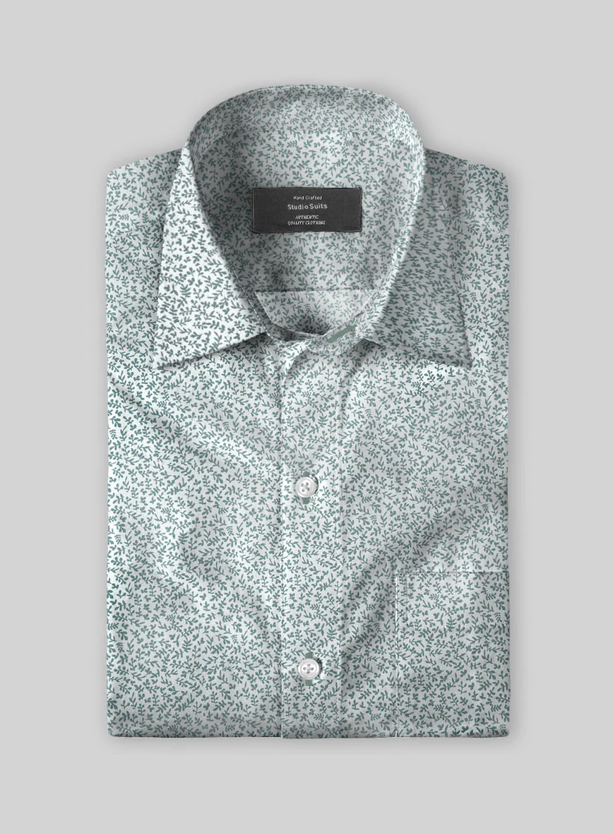 Petite Flora Cotton Lycra Shirt