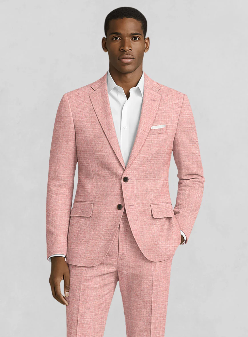 Pink Hopsack Jacket - Image 2