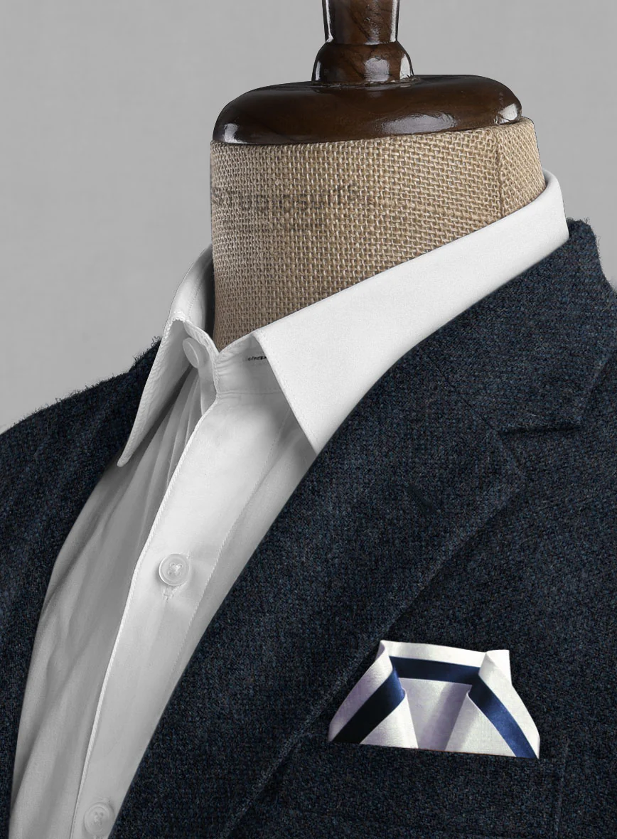 Playman Blue Denim Tweed Jacket - Image 5