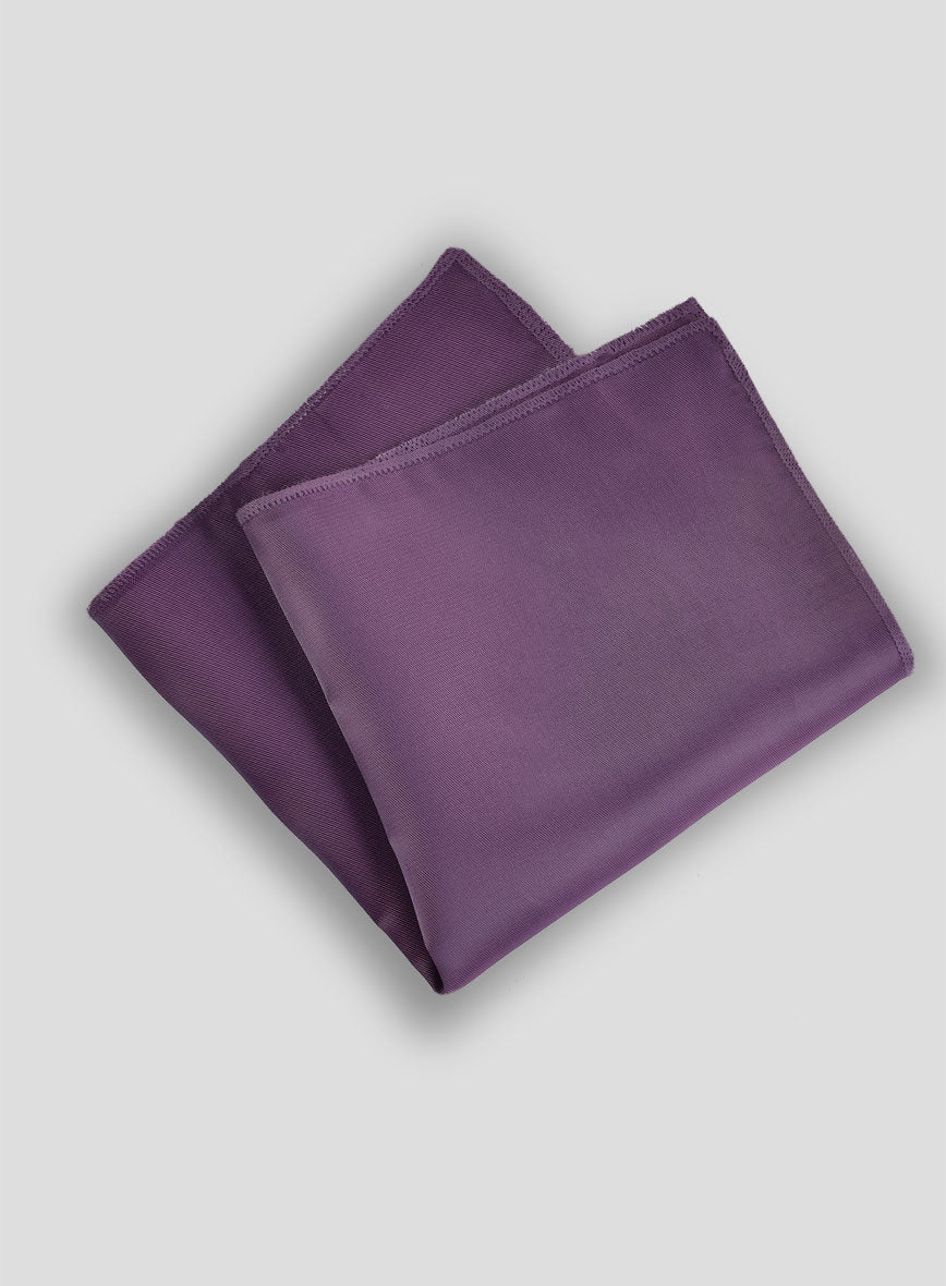 Satin Pocket Square - Purple