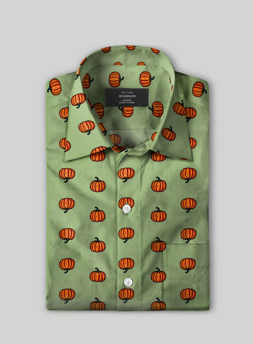 Pumpkin Cotton Shirt