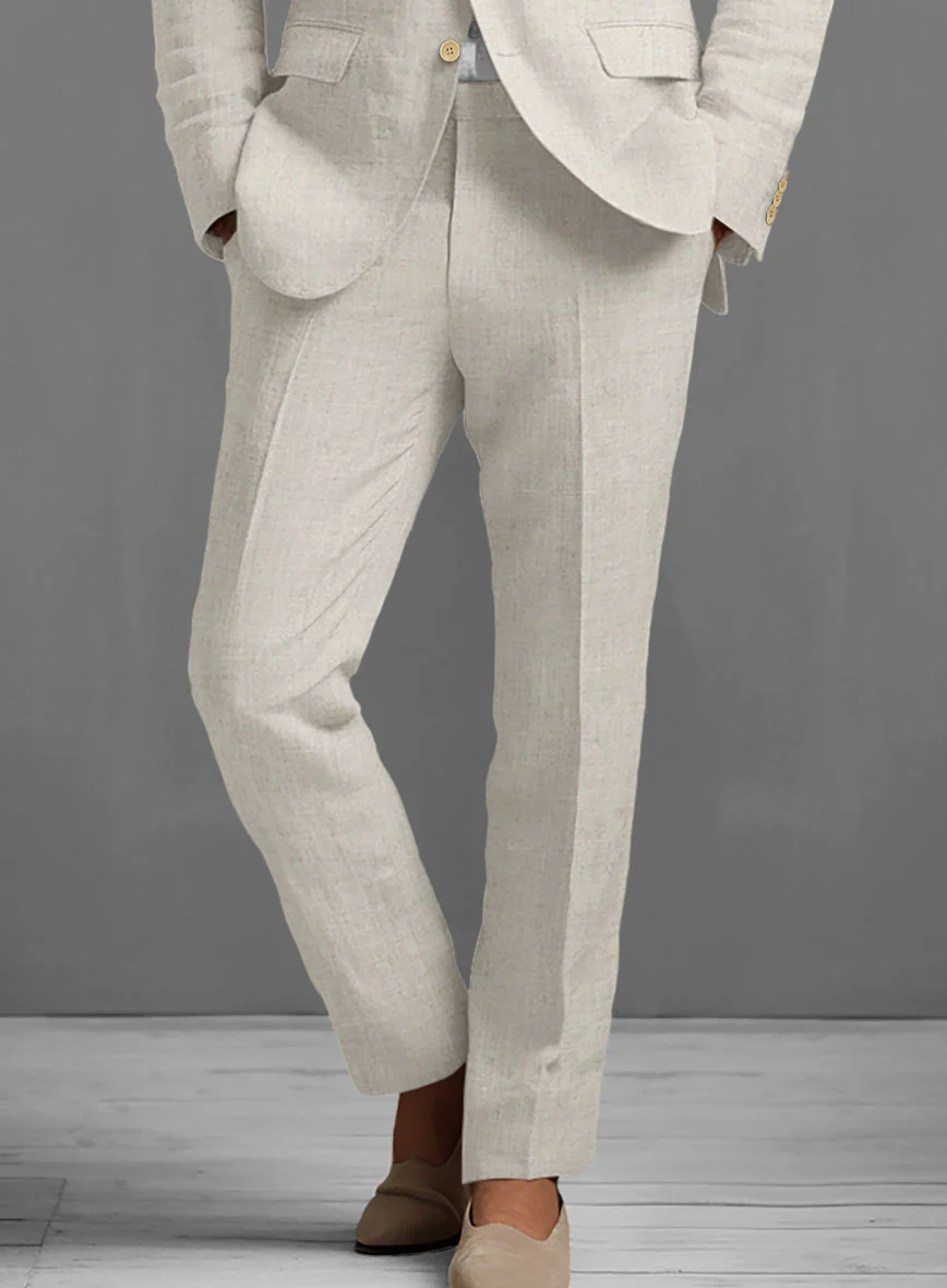 Barn Beige Linen Pants