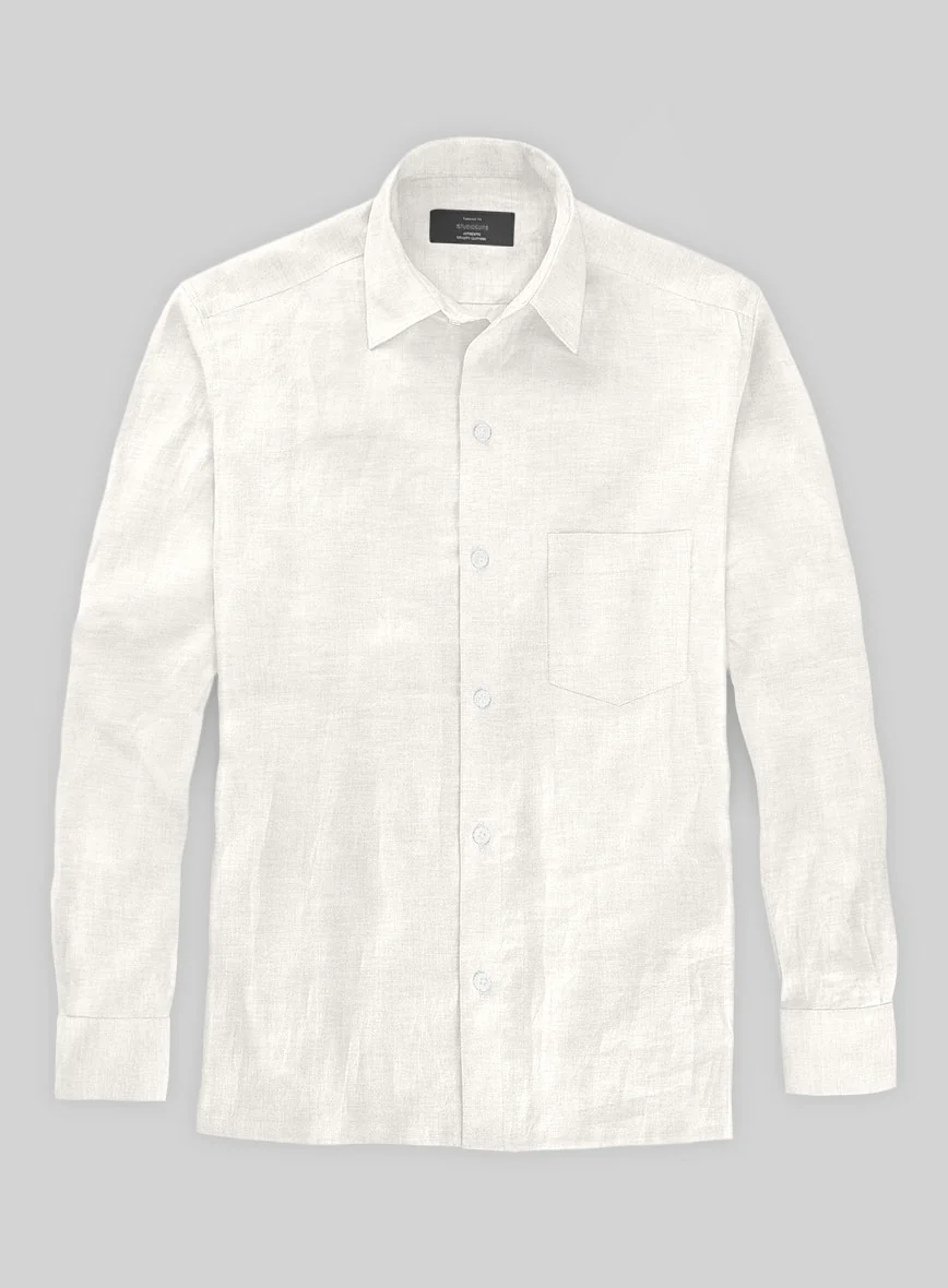 Pure Natural Linen Shirt - Image 3