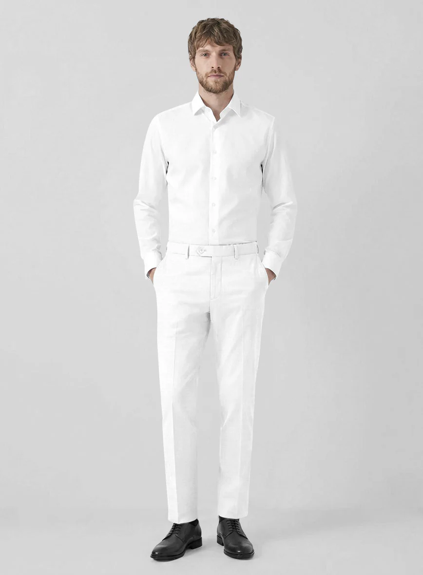 White Linen Pants - Image 3