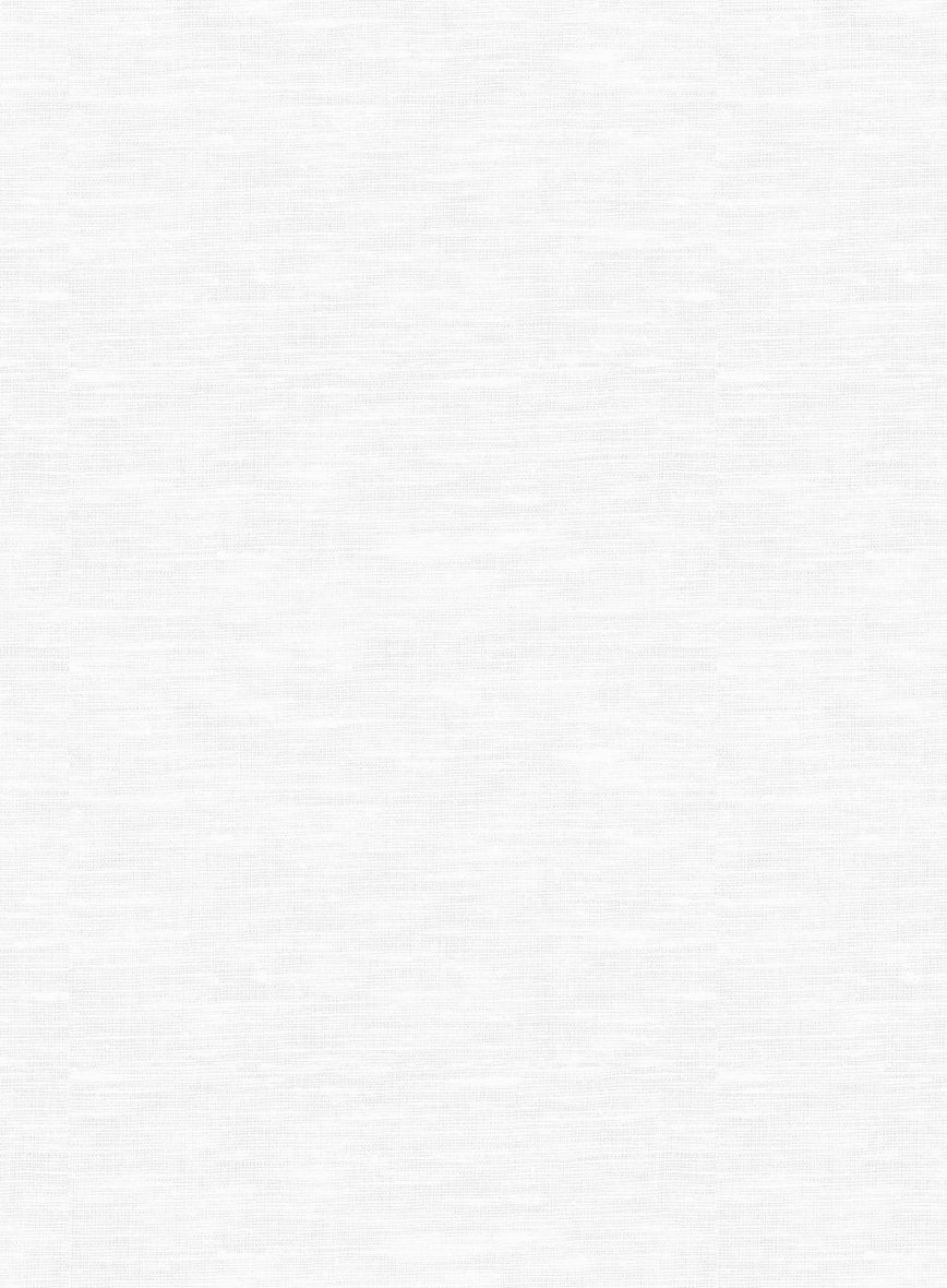 Pure White Linen Shirt - Image 5