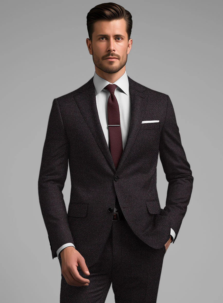Purple Cashmere Jacket - Image 2