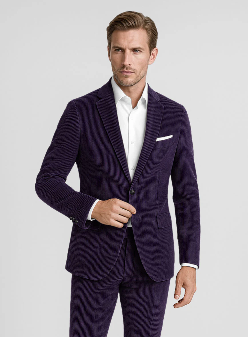 Purple Corduroy Jacket - Image 2