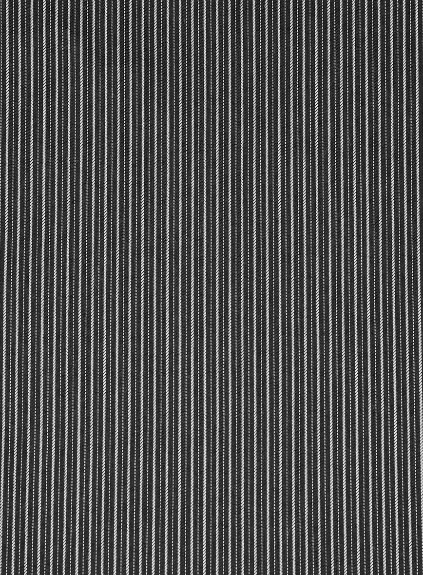 Raven Pinstripe Cotton Shirt - Image 4