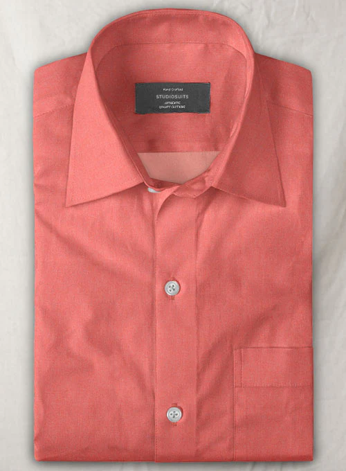 Red Luxury Twill Shirt