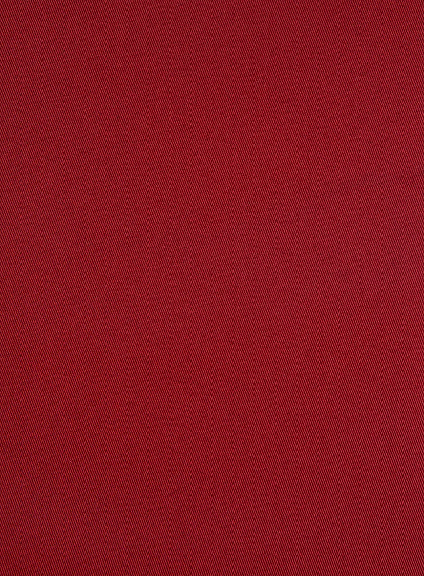 Red Napoli Stretch Light Weight Cotton Suit - Image 6
