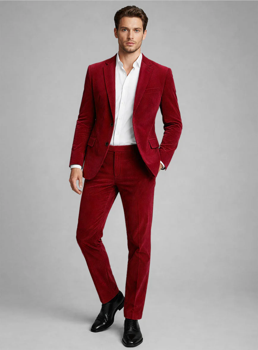 Red Corduroy Suit