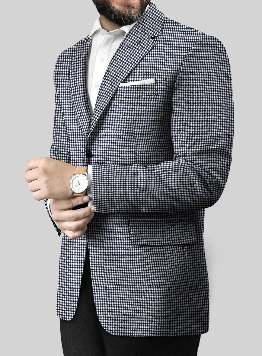 Reda Arlamo Blue Wool Jacket - Image 2