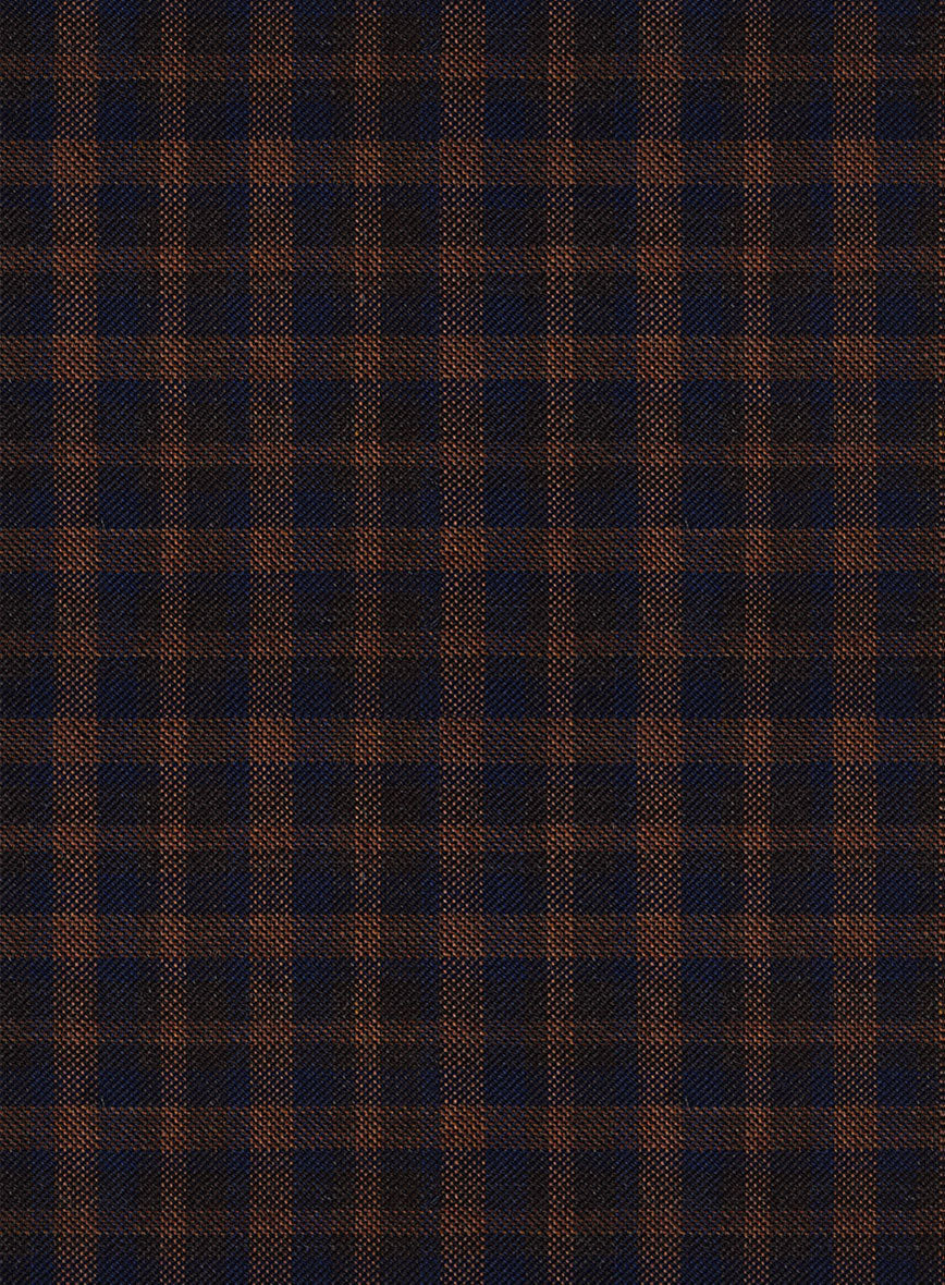 Reda Bistre Checks Wool Jacket - Image 2
