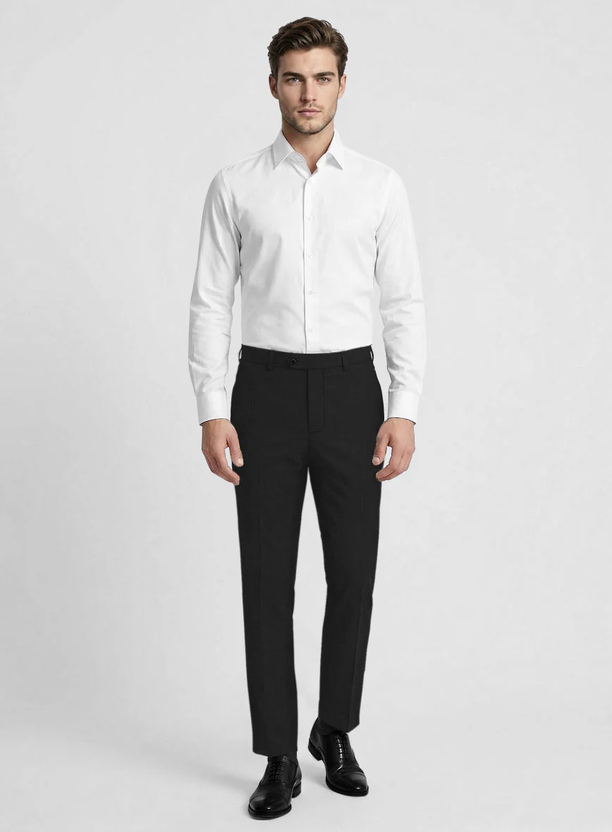 Reda Cashmere Black Wool Suit - Image 6