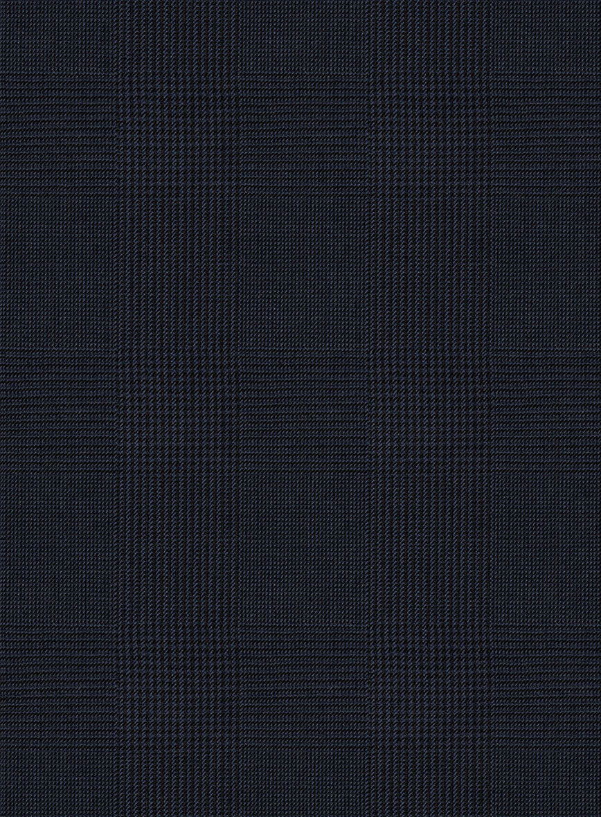 Reda Cashmere Blue Prince Of Wales Wool Suit - Image 8