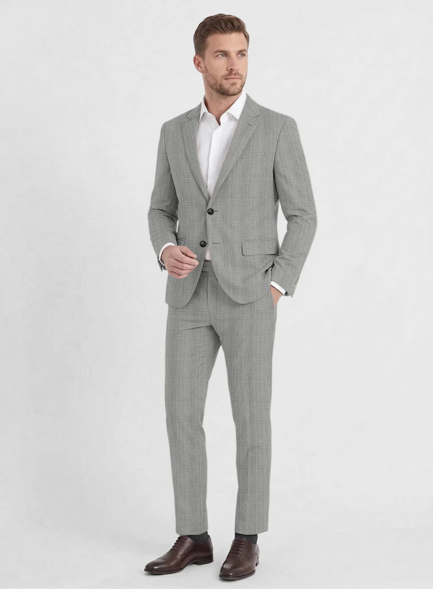 Reda Cashmere BW Prince Of Wales Wool Suit