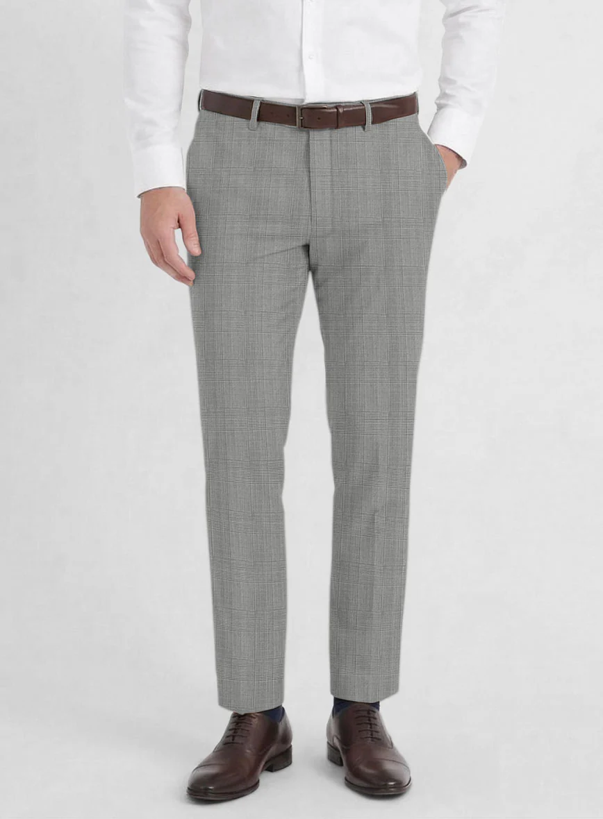 Reda Cashmere BW Prince Of Wales Wool Suit - Image 6