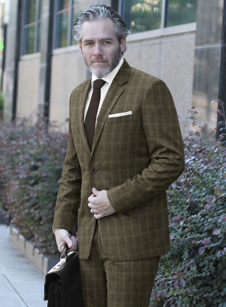 Reda Cebri Green Checks Wool Jacket - Image 2