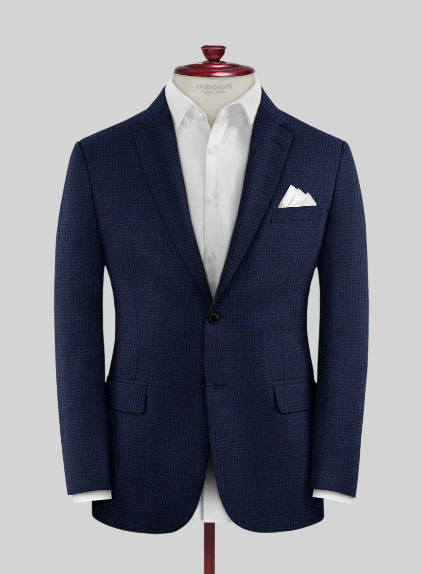 Reda Dalma Blue Wool Suit - Image 3