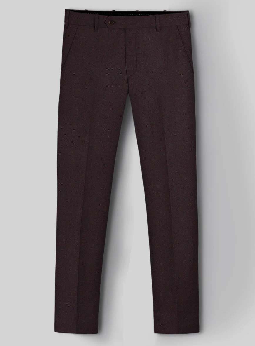 Reda Dark Wine Wool Suit - Image 5