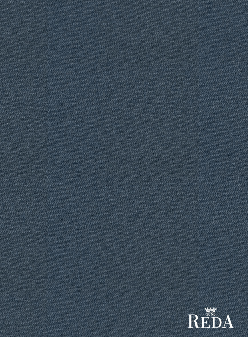 Reda Ebony Blue Wool Pants - Image 6